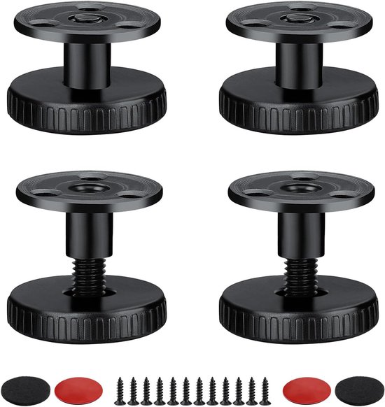 10-teiliges Set Verstellbarer Möbelbeine, 27-40 Mm, Mit Kratzfesten Gleitern