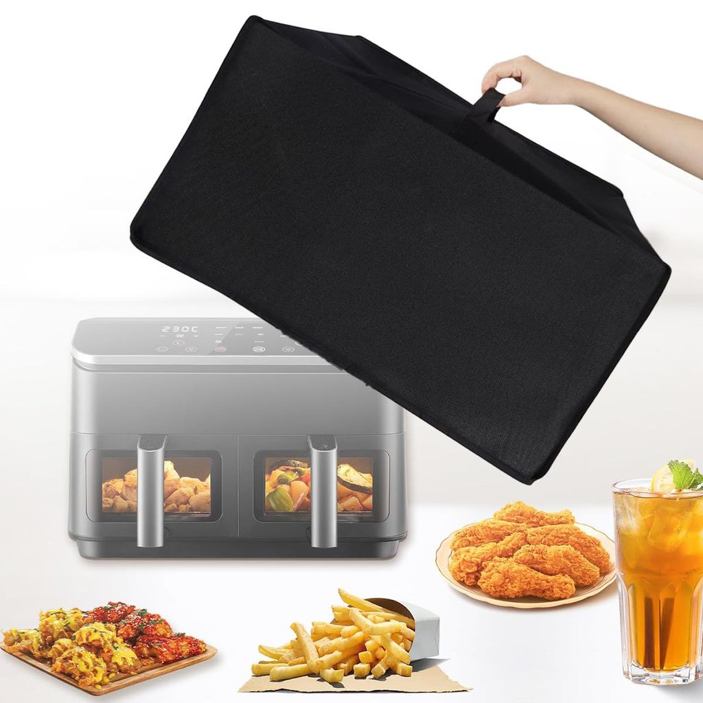Zubehör Für Staubschutzhüllen Für Heißluftfritteusen: Staubschutzhülle Für Ninja Af400eucp/af400eu/af451eu/af300eu Heißluftfritteusen, Abmessungen 49x40x30 Cm.