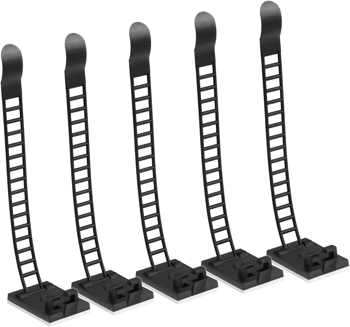 100 Selbstklebende Kabelclips, Verstellbare Kabelclips Für Das Kabelmanagement.