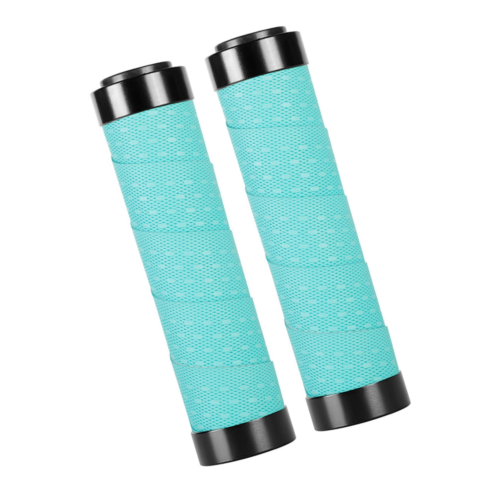 2er-pack Multifunktionale Fahrradlenkergriffe, Stilvoll Und Komfortabel, Für Geschikt Voor Mountainbikes Und Falträder – Cyan