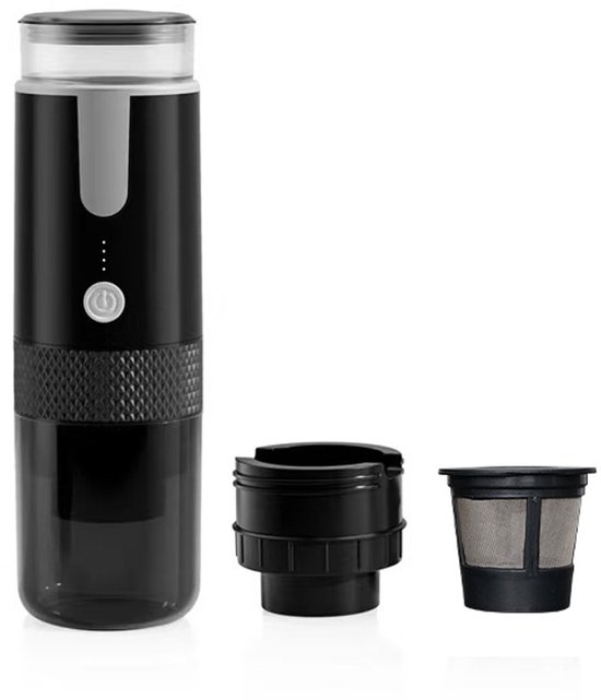 Tragbare Kaffeemaschine, Espressomaschine, Wiederaufladbare Mini-maschine (manuell/elektrisch), Für Kapseln/gemahlenen Kaffee, Camping/reisen.