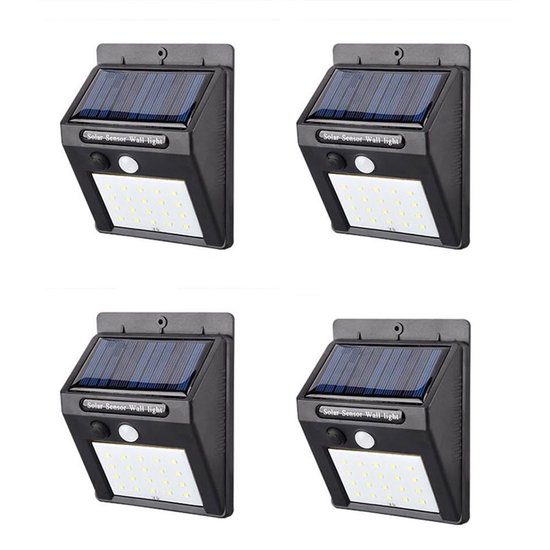 Solarbetriebene Led-leuchte – Bewegungsmelder – Für Den Außenbereich – 30 Leds – Gartennachtlicht – Wasserdicht