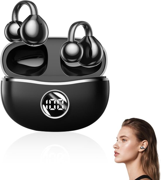 Offenes Bluetooth-headset, Kabellose Ohrbügel-kopfhörer, Bluetooth 5.4, Geräuschunterdrückung, Dynamischer Equalizer, 3d-sound