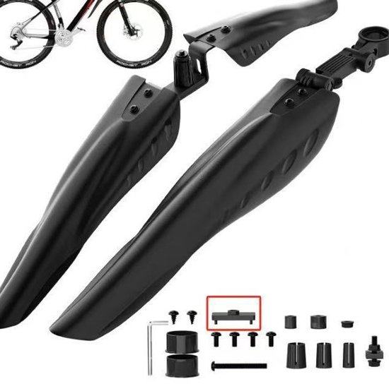 Schutzbleche Für Mountainbikes, Schutzblechsets Für 24-29 Zoll Mountainbikes, Schutzbleche, Fahrradsets, Schnell Und Einfach Zu Montieren.