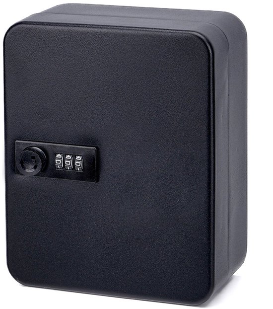 Schlüsselschrank – Schlüsselschrank Mit 20 Haken – Sicherer Schlüsseltresor – Mit Digitalem Zahlenschloss – Geeignet Für Büro, Auto, Innen- Und Außenbereich – 20 X 16 X 7,5 Cm