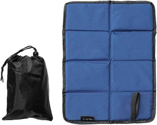 Faltbares, Isolierendes Outdoor-sitzkissen – 2er-set – Kindersitzkissen – Wasserdichte Spielmatte – Gehhilfe – Blau