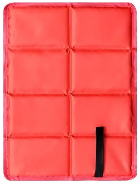 Faltbares, Isolierendes Outdoor-sitzkissen – 2er-set – Kindersitzkissen – Wasserdichte Spielmatte – Gehhilfe – Rot