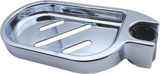 Seifenschale Für Duschvorhangstangen – Für 22-mm-duschvorhangstangen – Weiß