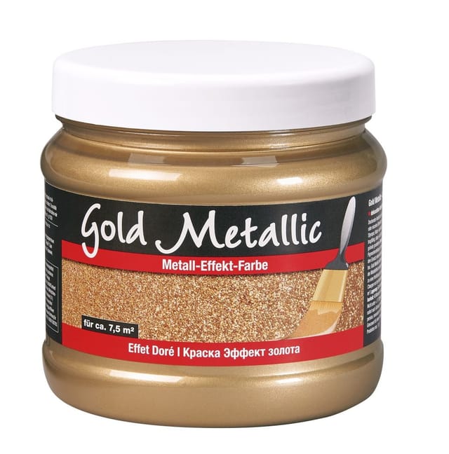 Effekt Lasur 750 ml Gold Metallic Struktur- & Effektfarbe - Decotric