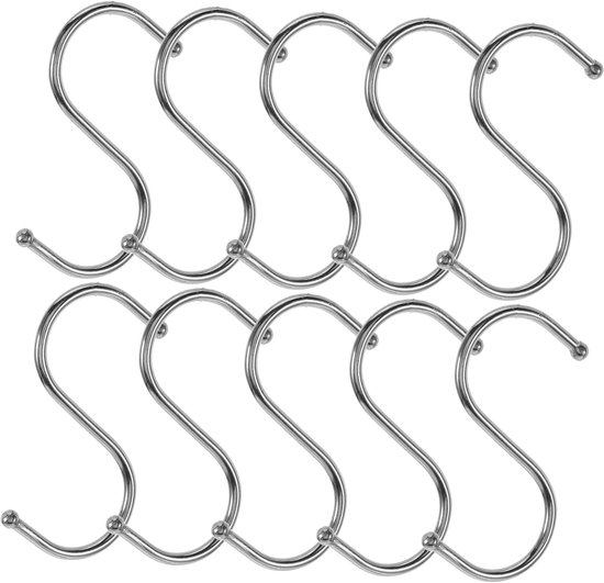 20 S-haken Aus Edelstahl – Haken – Kleiderhaken – Geschirrtuchhaken – Küchenhandtuchhaken – S-haken – Küchenhaken – Edelstahl – 9 Cm