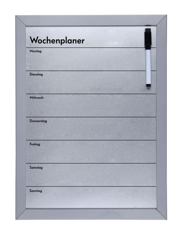 Vigo - Magnettafel Wochenplaner, 29 x 39 cm Magnettafel & Pinnwand