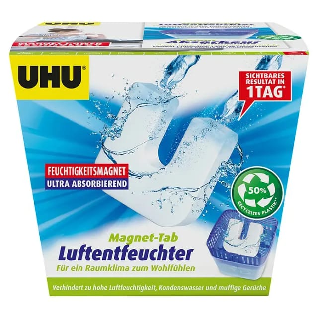 UHU - Luftentfeuchter Feuchtigkeitsmagnet Original, 450 g Luftentfeuchter