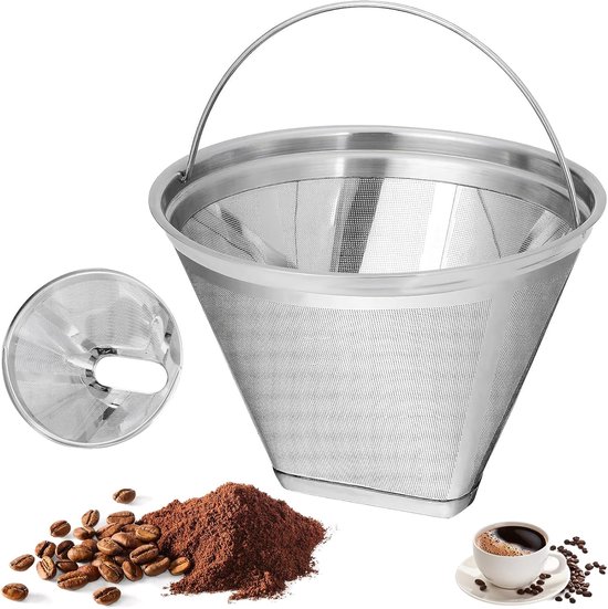 Kaffeefilter Aus Edelstahl – Dauerhafter Kaffeefilter – Waschbar – Wiederverwendbar – Für Slow Brewing Und Heimbaristas – Für Pour-over-kaffee