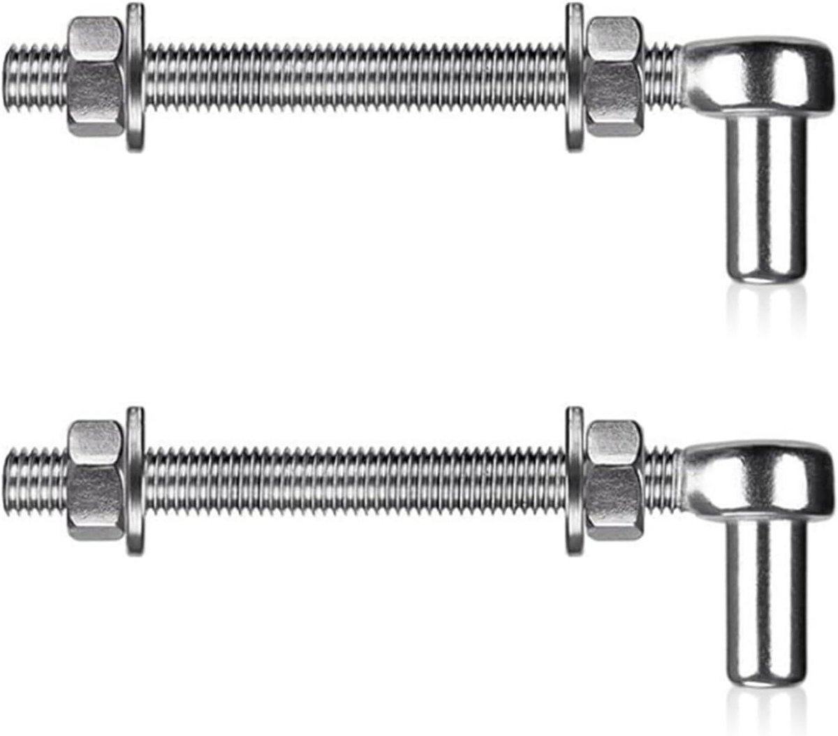 Gartentorscharniere Aus Edelstahl M16 X 150 Mm, 2er-pack, Türscharniere Aus Edelstahl 304 Mit J-bolzenhaken.