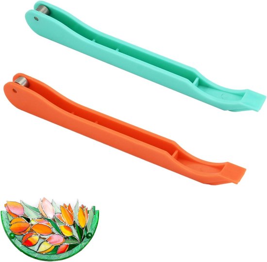 Handgeführter Glasfolienschneider Aus Kupferfolie - Glasklebebandabroller - Dekorative Glaskunst