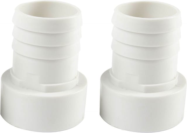 Schlauchtülle Ø38mm weiß Poolzubehör Doppelpack - Steinbach
