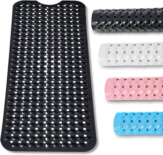 100 X 40 Cm Rutschfeste Badewannenmatte Mit 300 Saugnäpfen, Bpa-frei, Maschinenwaschbar, Pvc-sicherheits-duschmatte Mit Abflusslöchern