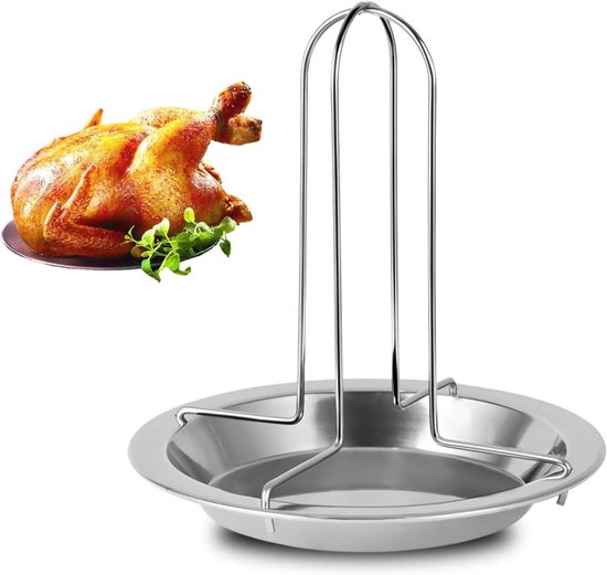 Hähnchenbratrost Aus Edelstahl, Geeignet Für Backöfen Oder Grills, Geflügelgrillzubehör, Hähnchenbratrost