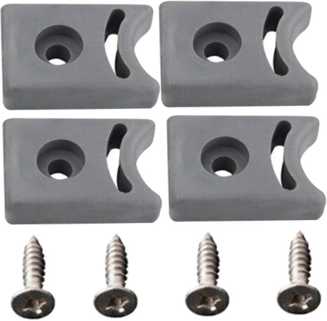 10 Sets Vorgebohrter Ersatz-türstopper, Antikollisionsblöcke Und Duschzubehör