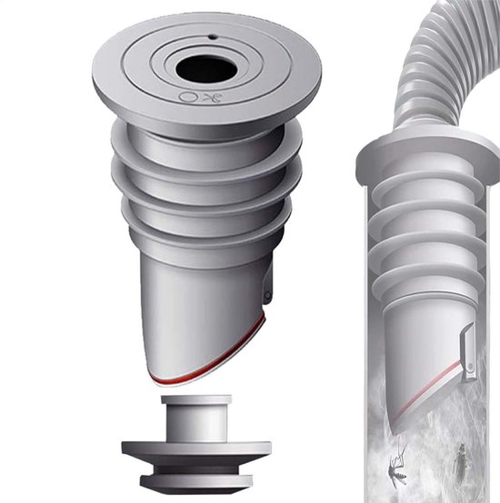 Ablaufstopfen Für Waschmaschinen – 35–40 Mm Silikon-dichtungsring Für Optimalen Wasserablauf.