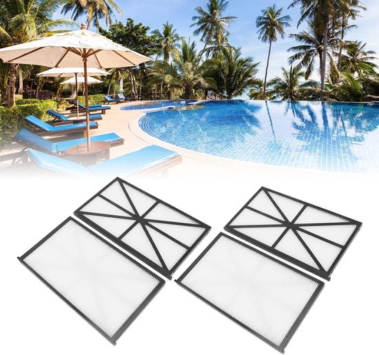 4-teiliges Set Waschbarer Filter, Kompatibel Mit Tigershark/sharkvac/aquavac Poolreinigern.