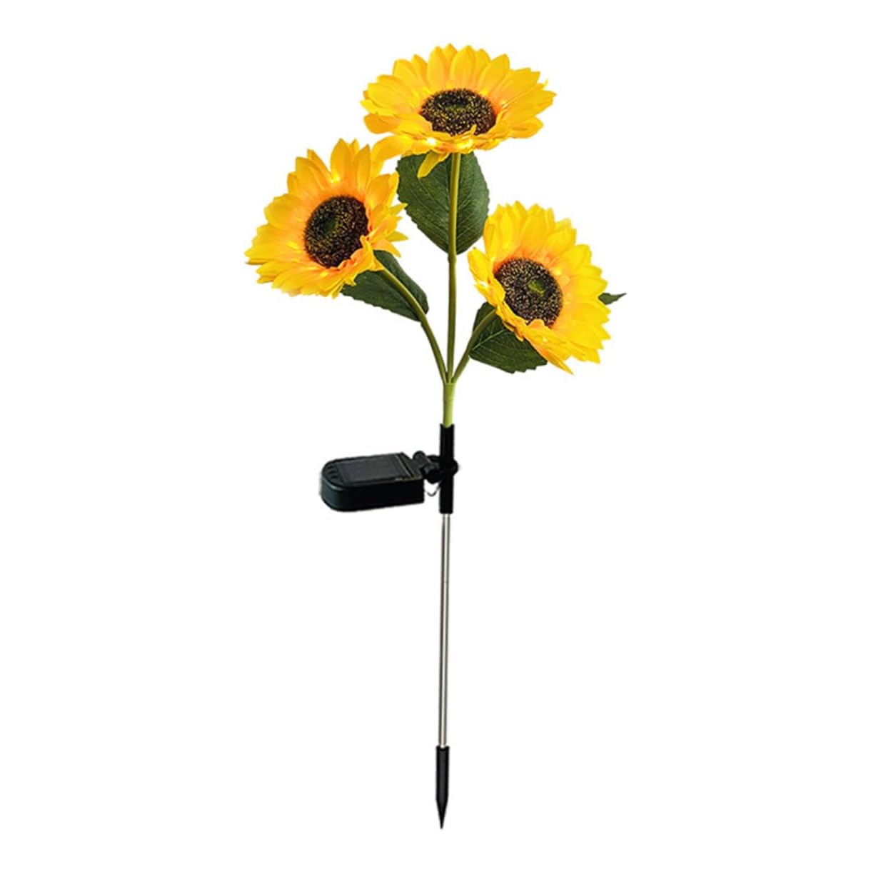 2er-pack Solar-gartenleuchten, Led-lichter In Sonnenblumenform, Geeignet Für Die Gartendekoration, Dekorative Außenbeleuchtung