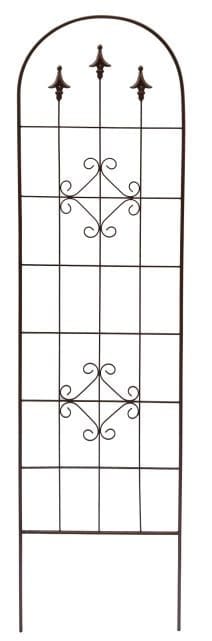 Trendline - Rankgitter braun ca. 180 cm Halterung Gitter Zäune Garten Pflanzen