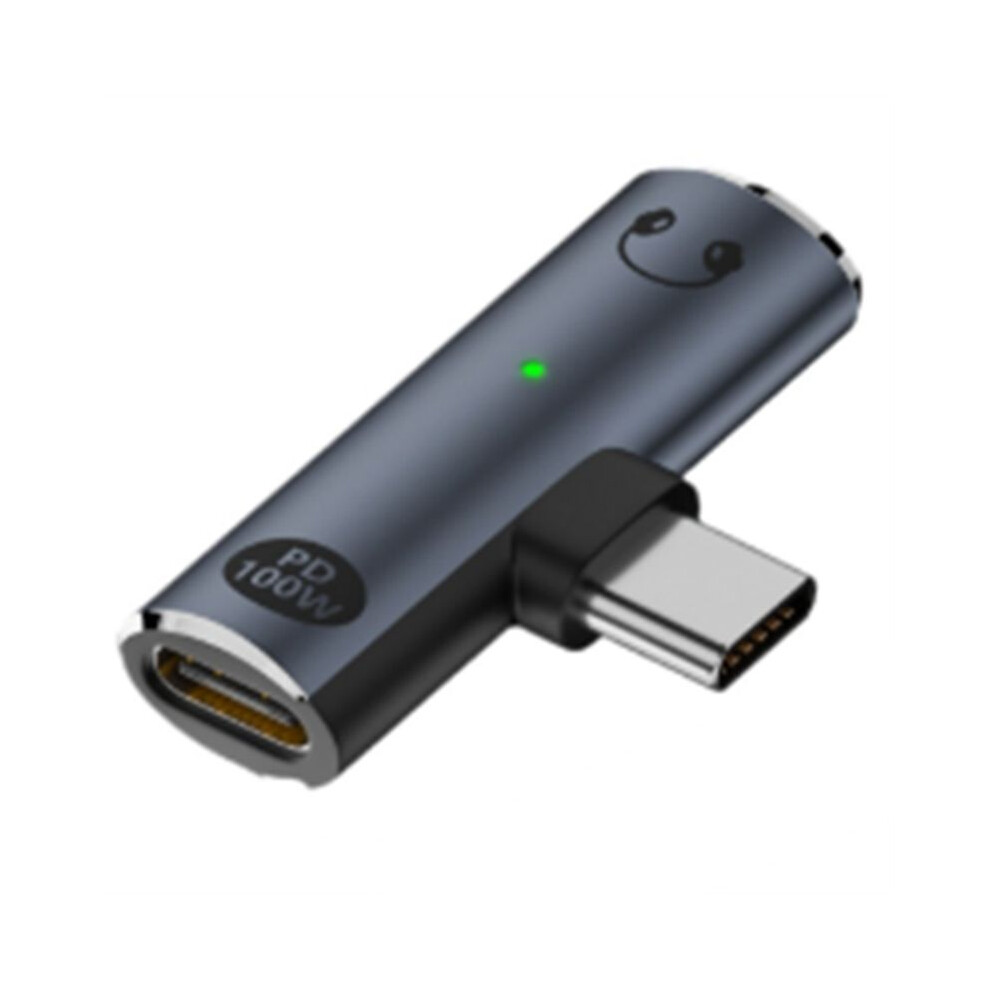 2-in-1 Pd100w Usb-c Typ-c Kopfhörer-ladeanschluss-aux-audio-adapter, Auf 3,5-mm-hifi-kopfhöreranschluss