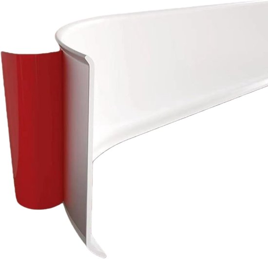 Flexible, Selbstklebende Sockelleiste, Weich, L: 3 M, B: 10 Cm, Pvc, Feuchtigkeitsbeständige Eckleiste, Wand, Wasserdicht, Fliesen, Wände, Spiegel, Decken & Böden, Weiß
