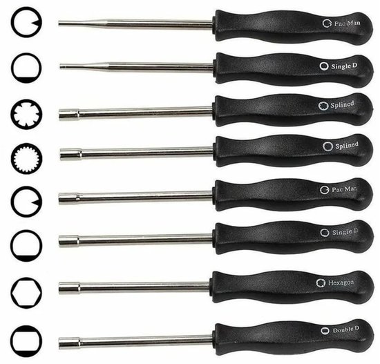 8-teiliges Vergaser-einstellschraubendreher-set Für 2-takt-motoren