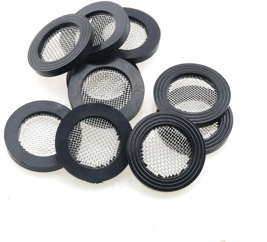 10er-packung – Gartenschlauchdichtungen – Gummidichtungen – Duschkopfdichtungen – Passt Sicher In Die Anschlüsse Von Handbrauseschläuchen – Schwarz