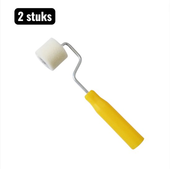 Mini-farbroller-set (3 Cm) – Original Ultrafein-rolle Für Präzises Streichen – Ideal Für Detailarbeiten Und Modellbau – Gelb