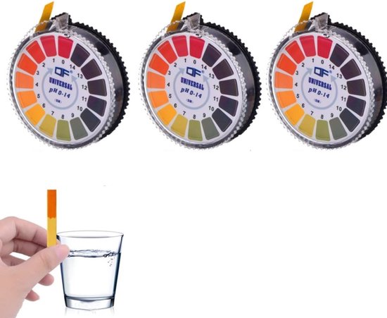 Ph-teststreifen, Rollenpackung, Messbereich 0–14, Ph-indikator, Universeller Indikator-teststreifen, Leicht Ablesbar, 5 Meter Pro Rolle