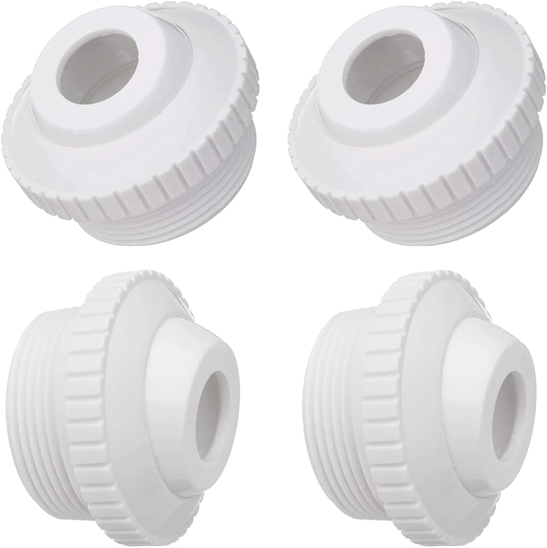 3/4-zoll-warmwasser-einlassanschluss Für Poolwasser-rücklaufdüse Mit 1-1/2-zoll-gewinde – 4-teiliges Set