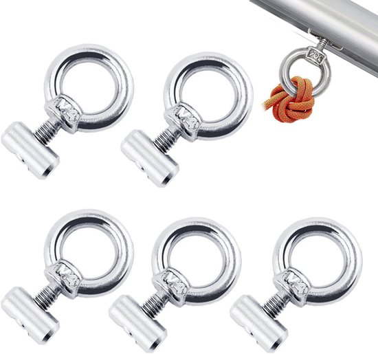 5-teiliges Set Aus Rollenstoppern Und Haken Für Wohnmobil-markisen Aus Edelstahl 304