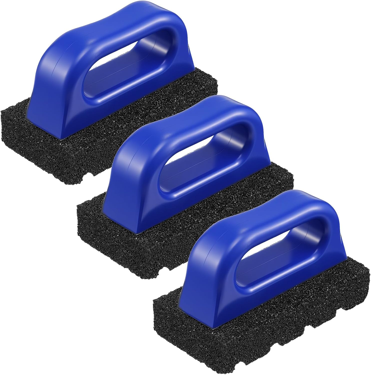 3-teiliges Betonset Mit Griffen Zum Glätten, Reinigen Und Entfernen Von Flecken (blau)