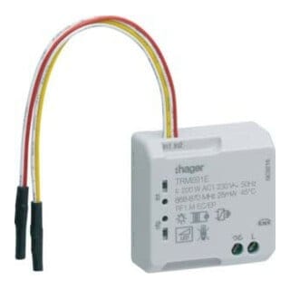 Hager TRM691E 1fach/Binaereingang 2fach 200W Funkdimmer
