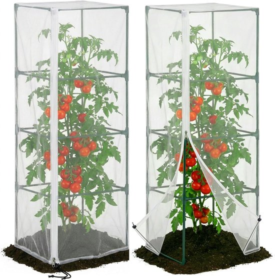 150 X 45 X 45 Cm Feinmaschiges Vogelschutznetz Für Gemüsegärten – Weiß