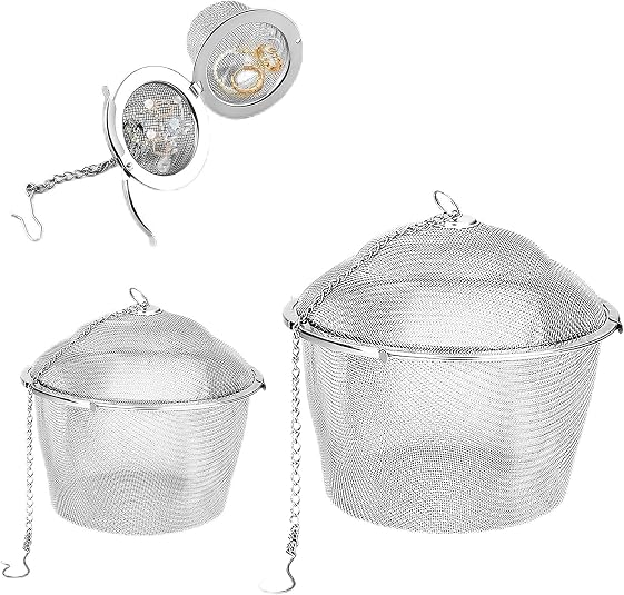 Ultraschall-reinigungskorb Aus Edelstahl Für Schmuckdampfreiniger – 3 Größen, Silber