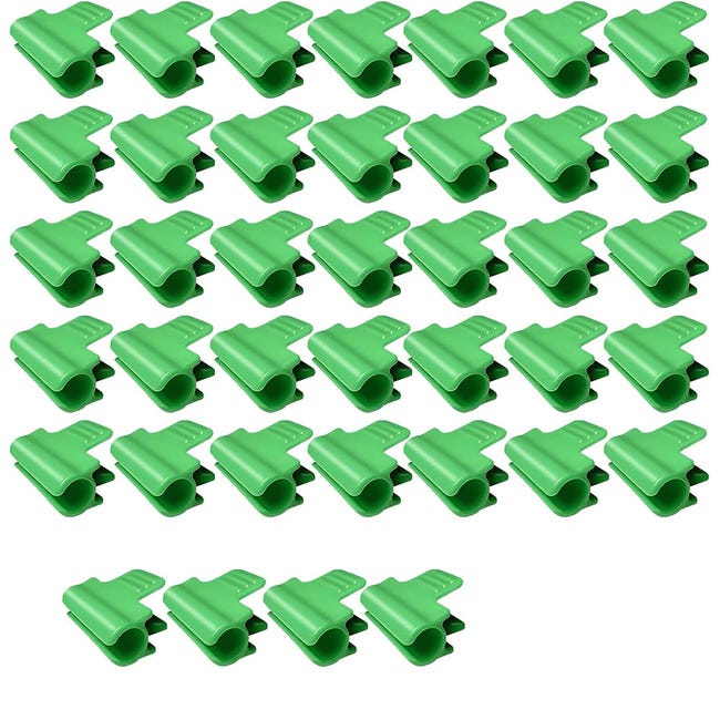 40er-packung Gartengewächshausclips, Gartenschattierungsrohrclips, Zubehör Für Schattierungsgewebe (11 Mm)