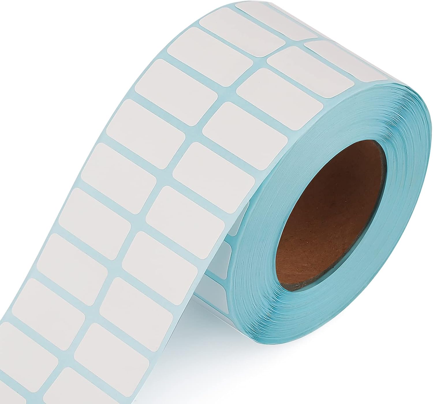 1 Rolle/6000 Blatt Rechteckige Etikettenaufkleber (0,8 X 0,4 Zoll), Selbstklebend Und Beschreibbar, Mit Abnehmbaren Blanko-etiketten.