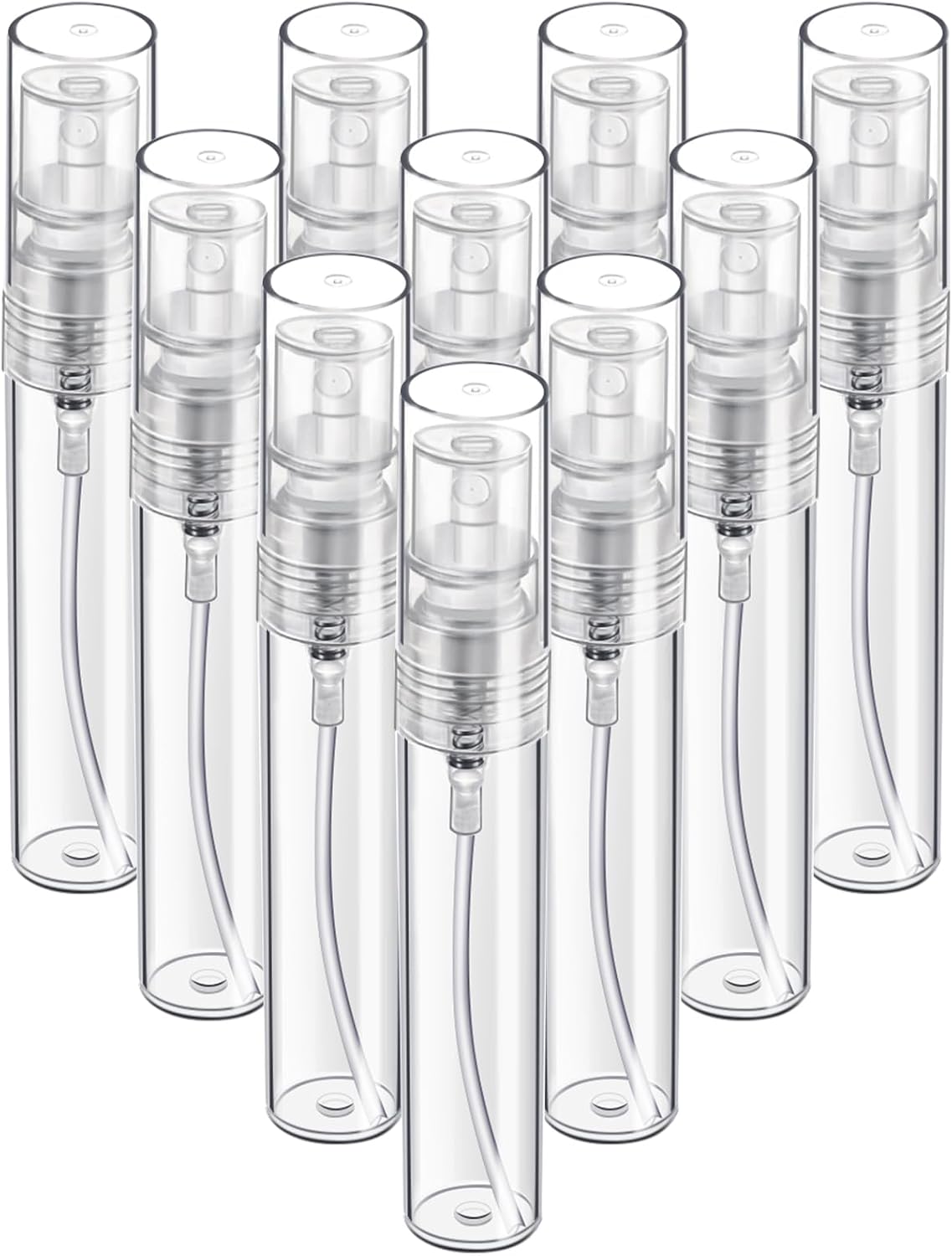 Mini-sprühflaschen – 10er-packung, 5 Ml Mini-glas-sprühflaschen – Nachfüllbare Mini-parfümfläschchen Mit Feinem Nebel – Parfümzerstäuber – 10 X 5 Ml