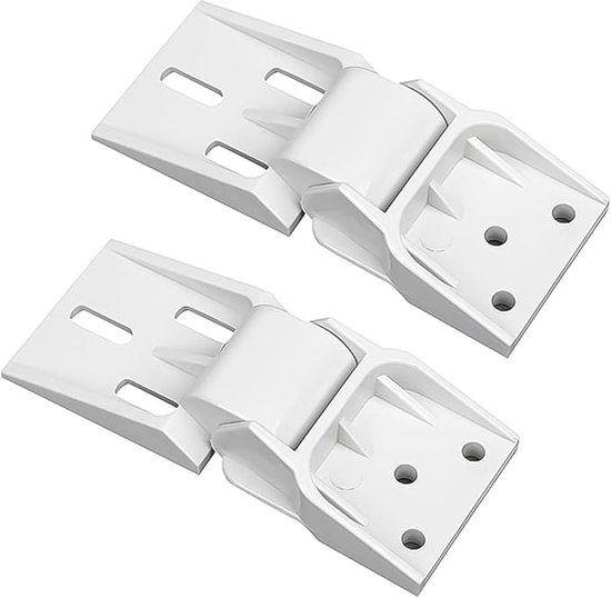 2 Stück Kunststoff-klapptürscharniere Für Haier-gefrierschränke – 3-loch-universal-gegengewicht-ersatzteile