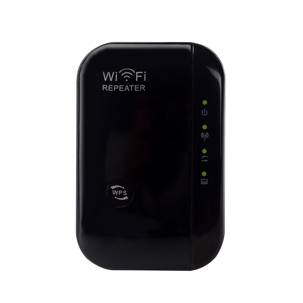Wlan-netzwerk-repeater-signalverstärker, 300m, Wlan-router-signalverstärker, Schwarz, Kompatibel Mit Allen Wlan-routern.