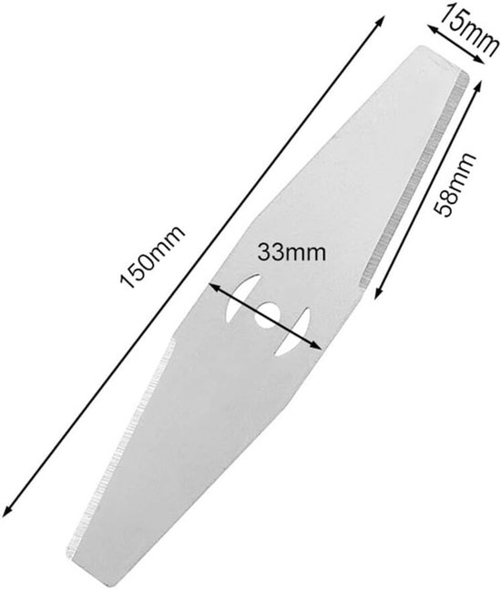 4-teiliges Set Metall-sägeblätter Mit 5 Mm Öffnung Für Akku-rasenmäher Mit Lithium-ionen-akku