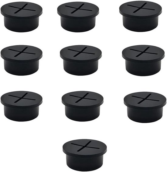 10 X 20 Mm Flexible Gummi-kabelschutzhüllen, Flexible Silikon-kabelschutzhüllen, Geeignet Für Das Kabelmanagement In Tv-schränken Und Anderen Möbeln (schwarz)