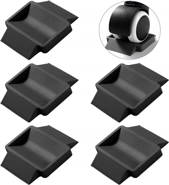 Ein Set Aus 5 Gummiuntersetzern, Die Als Fußmatten, Bodenschoner Und Untersetzer Verwendet Werden Können. Sie Eignen Sich Auch Für Handyrollen. Schwarz.