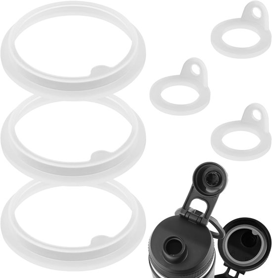 6 O-ringe – Ersatzdichtungen – Wasserflaschen – Passend Für Takeya Actives 18, 24, 32 Und 40 Oz – 3 Große Und 3 Kleine