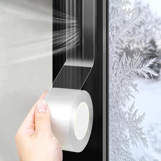 Transparente, Selbstklebende Tür- Und Fensterdichtung, Wetterfestes, Wind-, Staub- Und Kälteabweisendes Isolierband, 3 Cm X 5 M