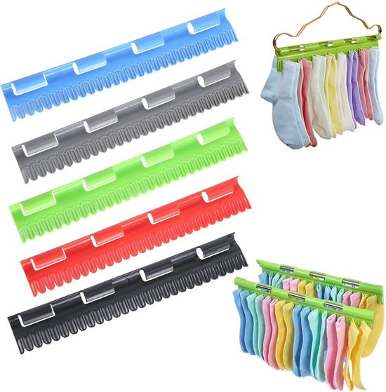 5-teiliges Tragbares Socken- Und Wäscheleinen-set